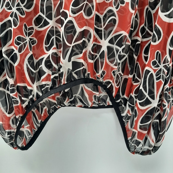 DVF Silk floral blouse & cami sz 10 - Picture 8 of 15